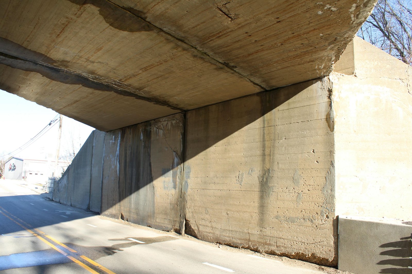 West abutment